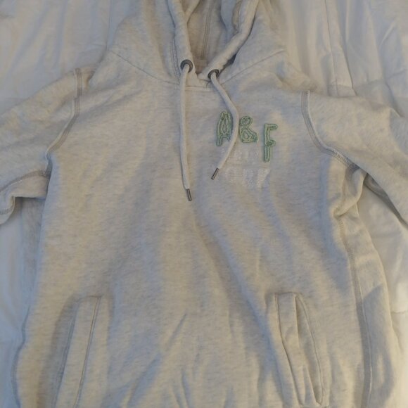 Y2K Vintage Abercrombie & Fitch pullover hoodie size Large - Picture 4 of 9
